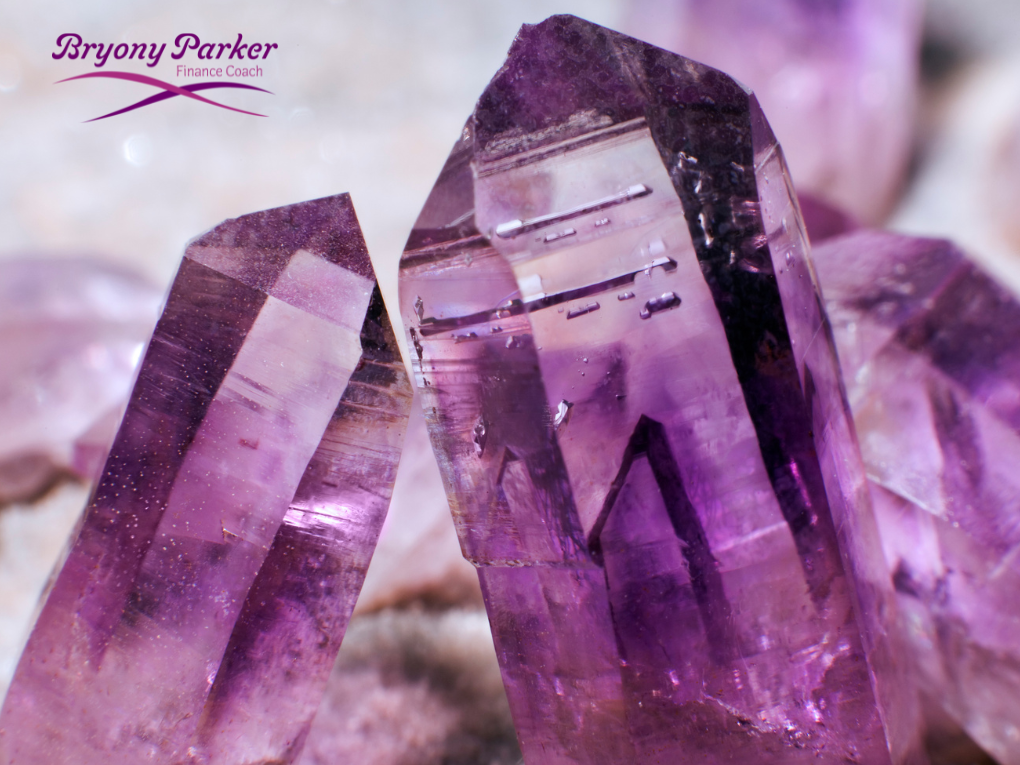 an image of vivid purple amethyst crystals